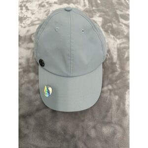 Gaiam‎ Women's Fit Classic Fitness Cap Light Blue with Medallion Adjustable New